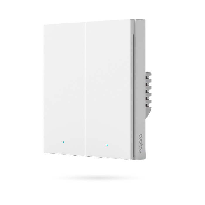 [SHMDAQ000006] AQARA INTERRUPTOR INALAM DOBLE H1
