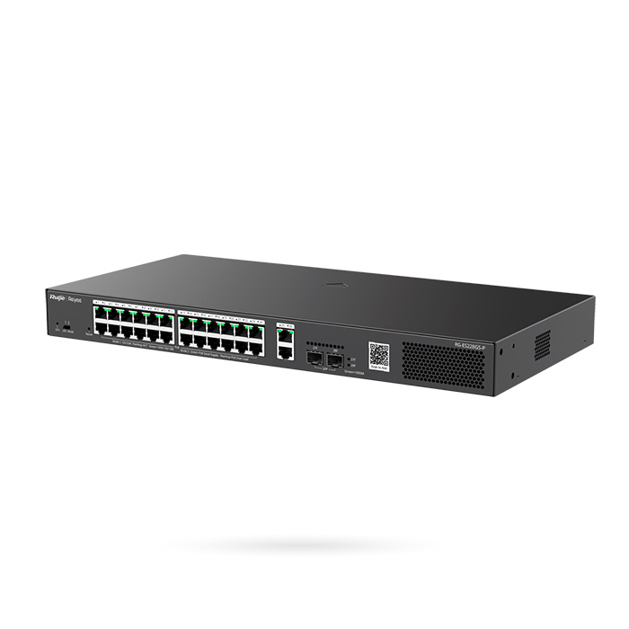 [NTSWRG000010] REYEE SWITCH 24 POE CH GEST 2 UPLINK