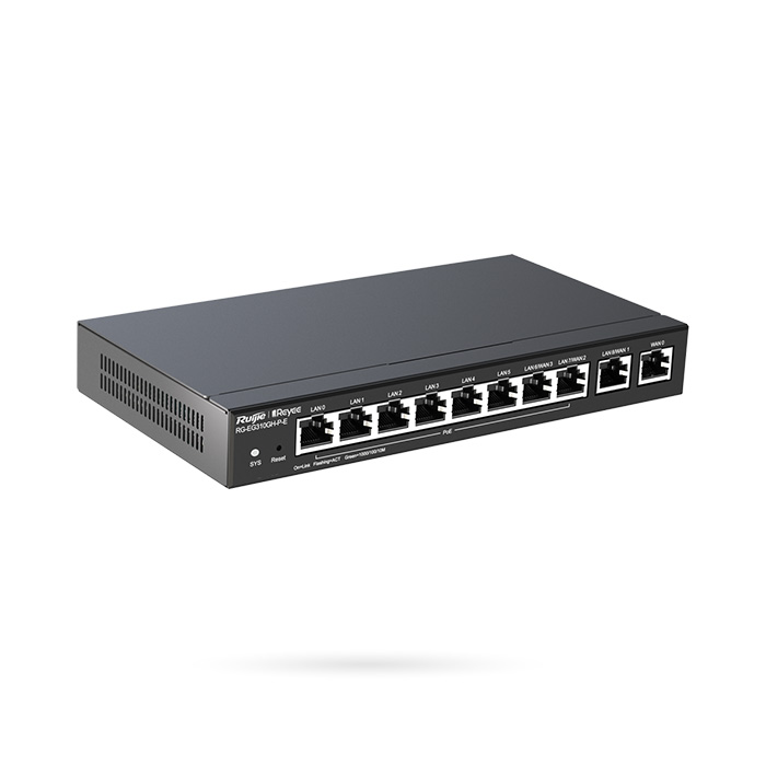 [NTRTRG000003] ROUTER REYEE 9 GE LAN 8 POE + 1 GE WAN