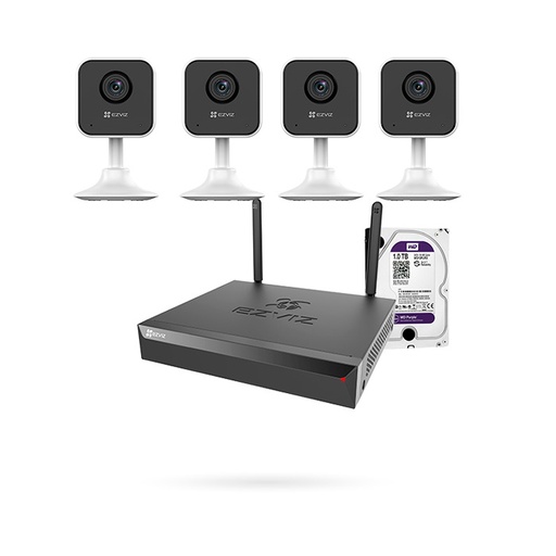 [CTKTEZ000008] KIT 4 CAMARAS EZVIZ INTERIOR