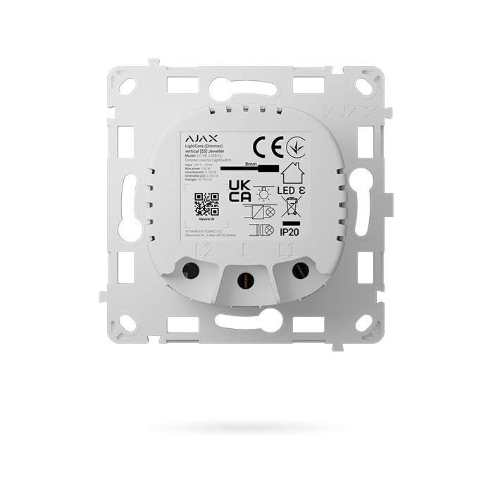 [INCEAJ000113] AJAX LIGHTCORE DIMMER VERTICAL