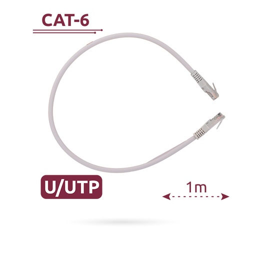 [ACCBUT000035] CABLE UTP CAT 6 1M
