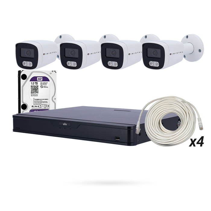 [CTKTBT000010] KIT ULTRA 4 CAMARAS EXTERIOR IBINTEL