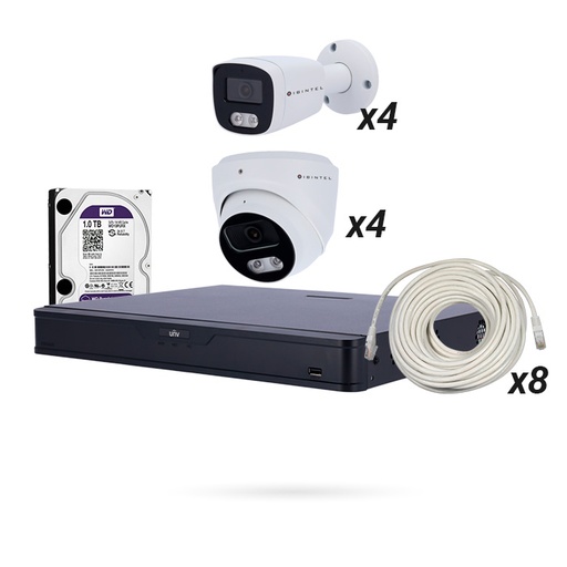 [CTKTBT000011] KIT ULTRA 8 CAMARAS IBINTEL