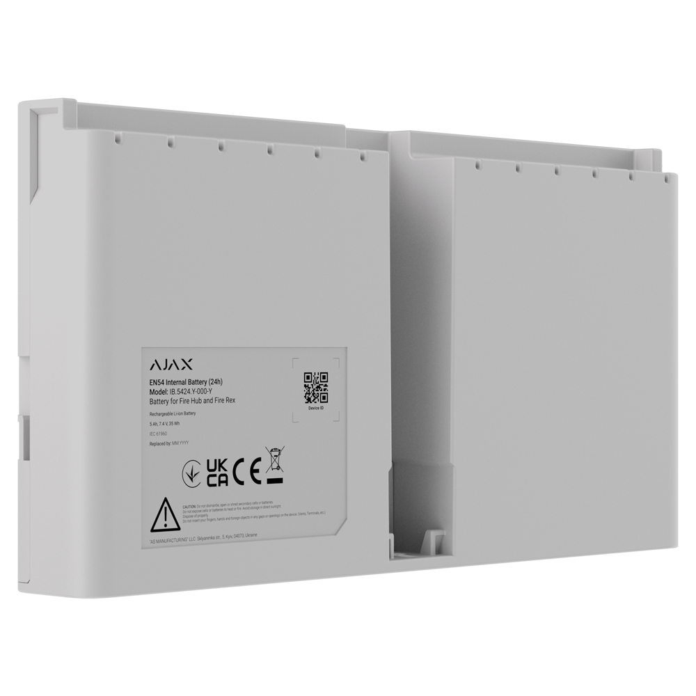 [ICCEAE000001] AJAX EN54 INTERNAL BATTERY 24H BLANCO