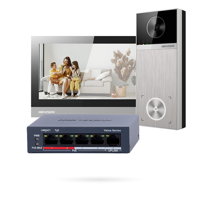 [VDMOHK000102] KIT VIDEOPORTERO HIKVISION IP ORIX