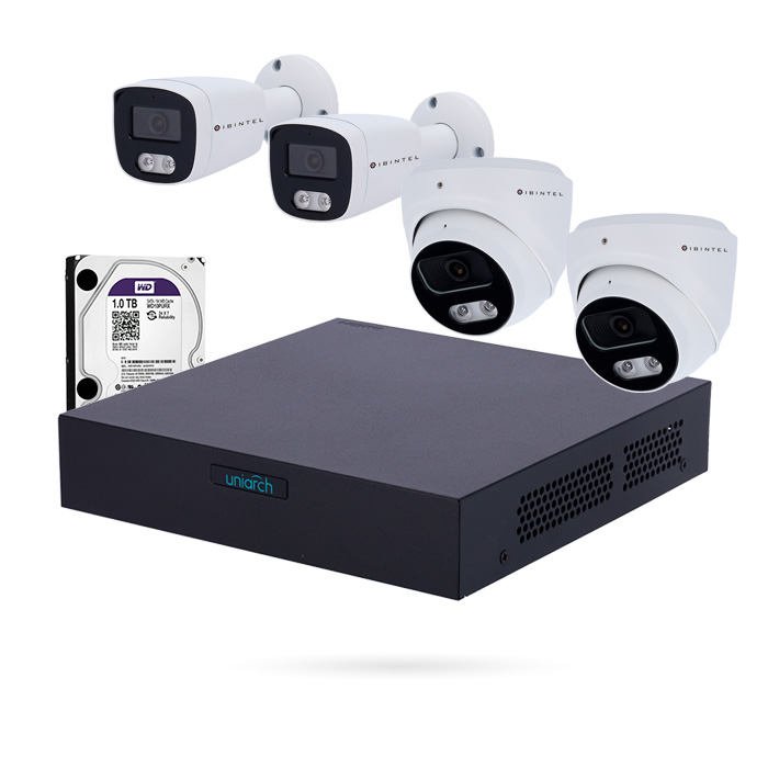 [CTKTBT000013] KIT 4 CÁMARAS NEGOCIO IBINTEL