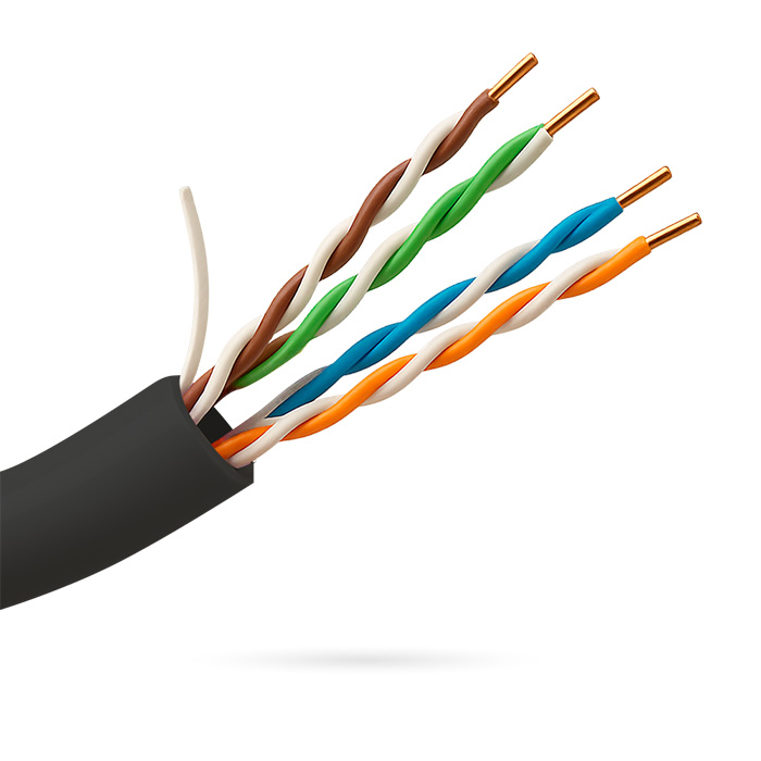 [ACCBUT000049] BOBINA UNIVIEW CABLE UTP 5E 300M EXTERIOR