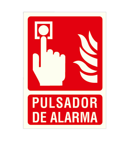 [ICACSE000003] SEÑAL PULSADOR DE ALARMA 29,7X21 CM